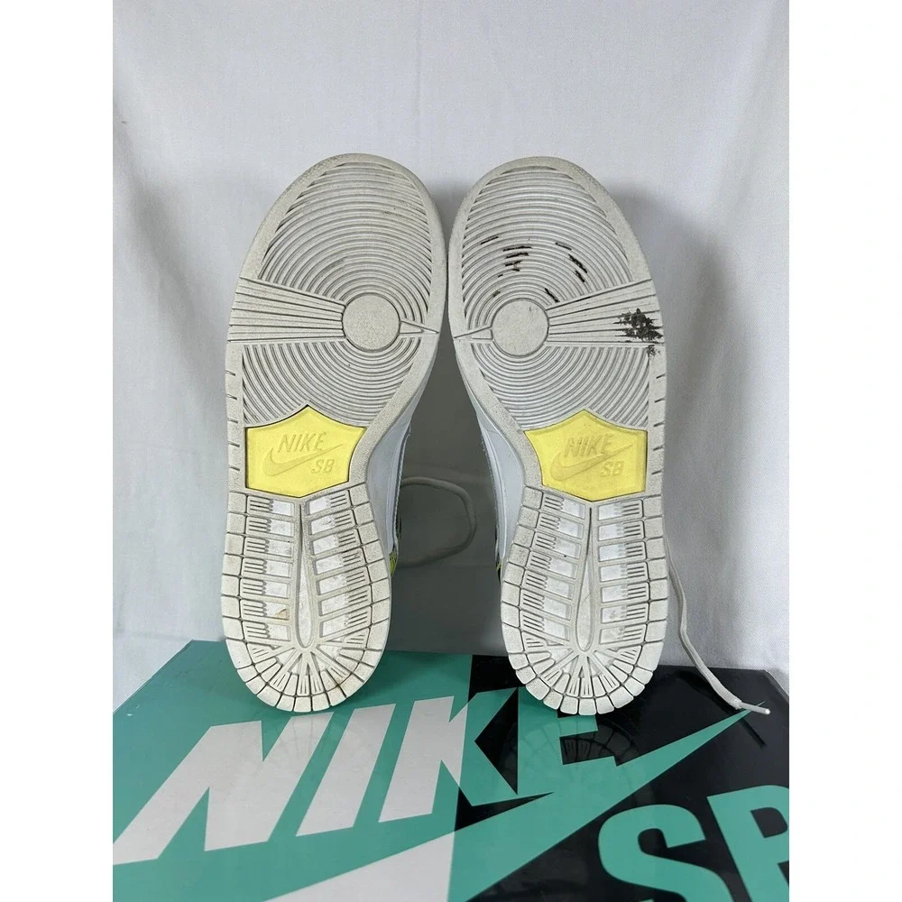 NIKE DUNK HIGH Sneaker Men's 9.5 PRM SB 2015‎ DE LA SOUL WHITE FIREFLY
